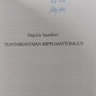 Maj-Lis Saarikivi : Tilintarkastajan riippumattomuus (tek... - pikkukuva 2