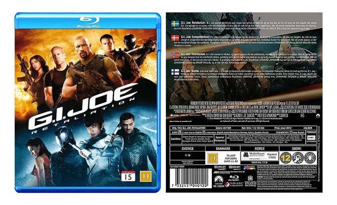 UUSI G.I. JOE 2: RETALIATION - KOSTO BLU-RAY (2012) - EI PK