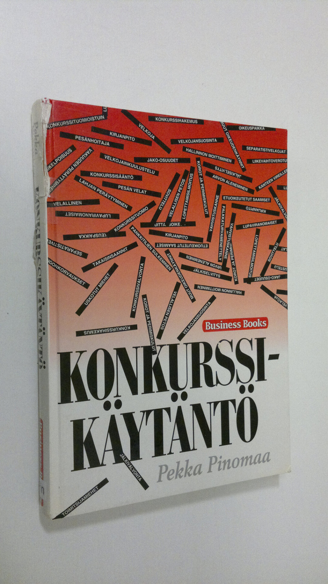 Pekka Pinomaa : Konkurssikäytäntö