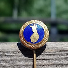 Emalinen merkki Suomi. Halkaisija - 10 mm. - pikkukuva 1