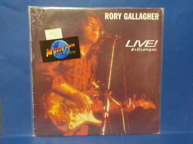 RORY GALLAGHER - LIVE IN EUROPE EX+/EX- EU 2007 LP