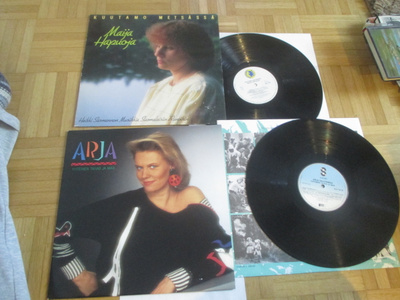 MAIJA HAPUOJA & ARJA SAIJONMAA : 2 LP levyä kerralla