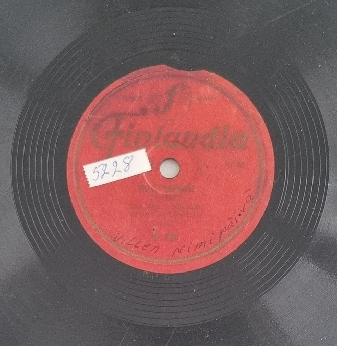 Savikiekko 1950 - Georg Malmsten - Finlandia P 111