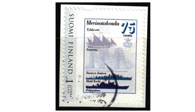 Omakuvamerkki Merisotakoulu 75v o
