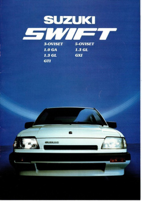 Suzuki Swift -esite, 1987