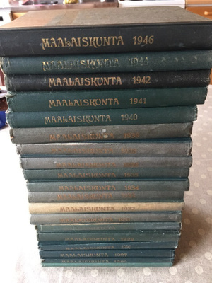 MAALAISKUNTA KIRJAT 19KPL  1923-1946