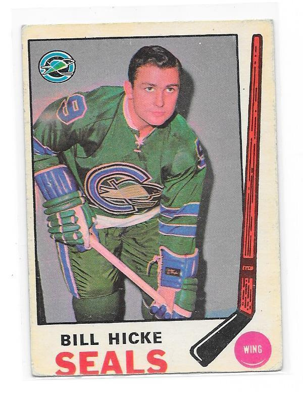 1969-70 OPC #145 Bill Hicke Oakland Seals