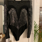 Asos musta / hopea body koko 38 - pikkukuva 1