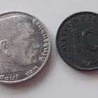 NATSISAKSA , hopeaa, 2 Reichsmark 1937, 10 Rpf Hakaristi - pikkukuva 2