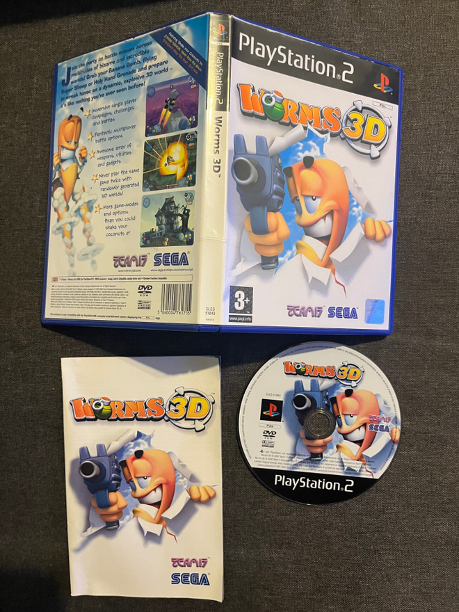 Worms 3D PS2