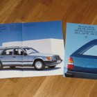 1986 Mercedes-Benz farmarit esite - KUIN UUSI - 40 sivua - pikkukuva 1