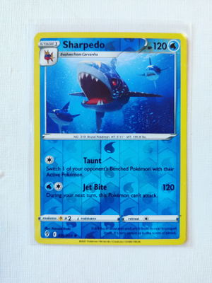 Sharpedo Reverse Holo Rare