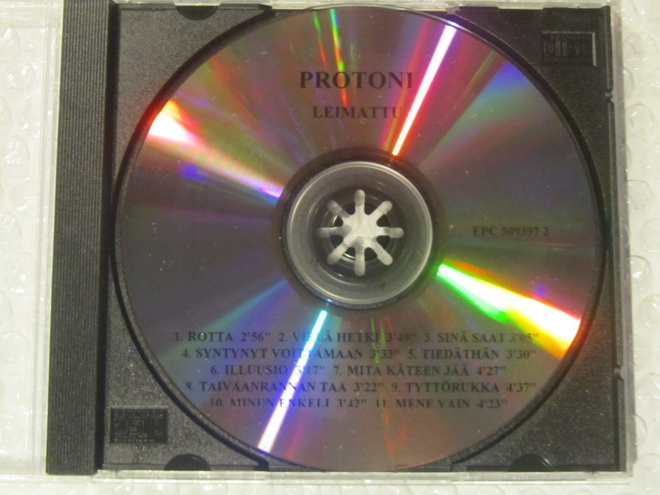 Protoni • Leimattu PROMO CDr Albumi