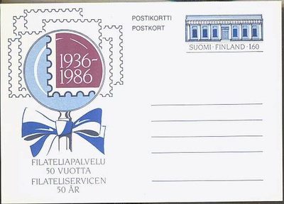1986 1,60 filateliapalvelu ehiö +