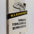 M. A. Numminen : Kirjeitä virolaiselle runoilijalle - pikkukuva 1