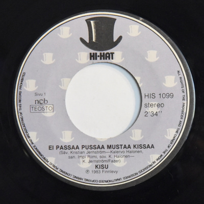 Single: Kisu - Ei passaa pussaa mustaa kissaa / Se onko ...