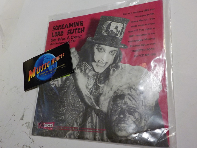 SCREAMING LORD SUTCH / SCREAMIN' JAY HAWKINGS SPLIT 7'' m-/m