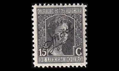 Luxemburg 95 * Virkamerkki 15 C (1915)
