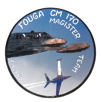 Fouga CM170 Magister Team Finland tarra ex- ilmavoimat FM-37