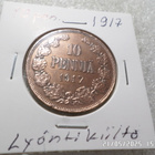10 penniä 1917 LYÖNTIKIILTOINEN NIKOLAI ii , - pikkukuva 5