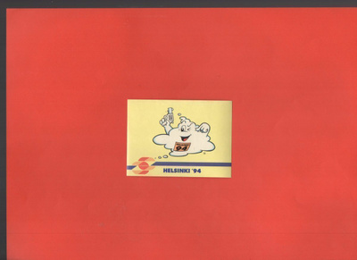 Purkkakuva HALSINKI'94 Purukumikuva "Lähettäjä"
