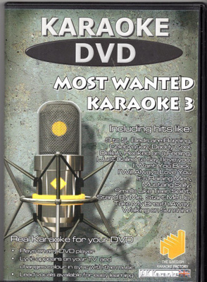 DVD: MOST WANTED KARAOKE 3