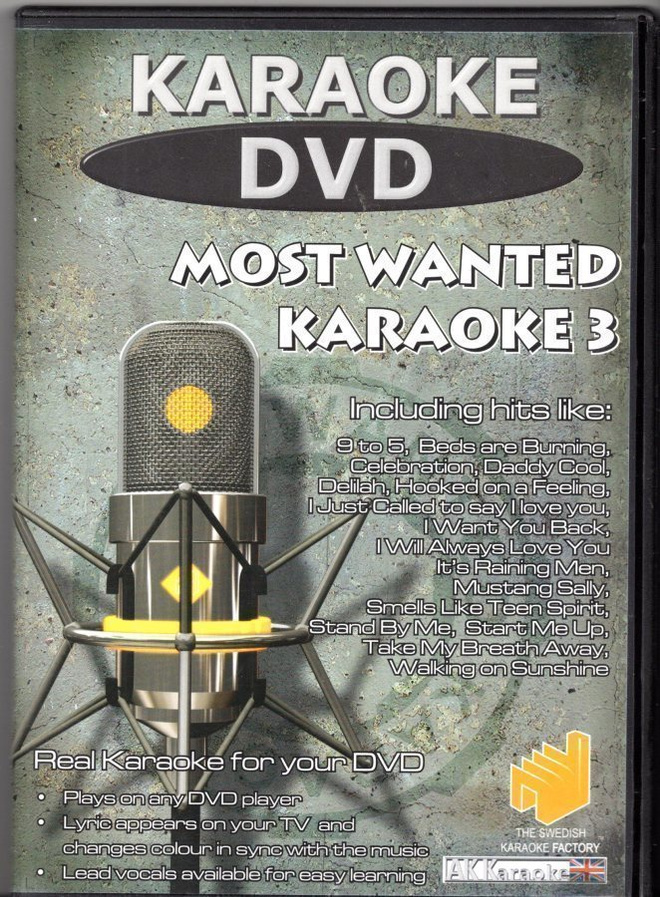DVD: MOST WANTED KARAOKE 3