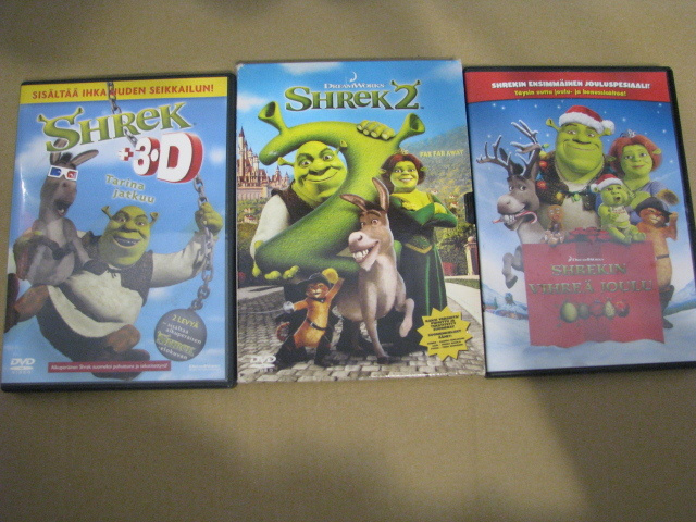 SHREK PAKETTI ( 3 x dvd )