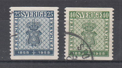 RUOTSI 1955 100 vuotta postimerkkejä