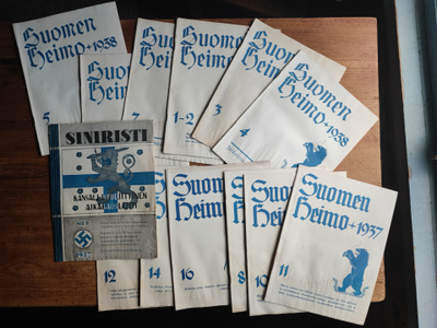 Suomen Heimo ja Siniristi lehdet 13kpl
