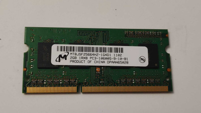 2 GB DDR3-RAM 1Rx8 SO-DIMM PC3-10600S