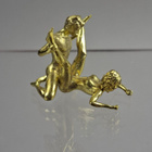 Erotic sculpture figurine in metal - pikkukuva 3