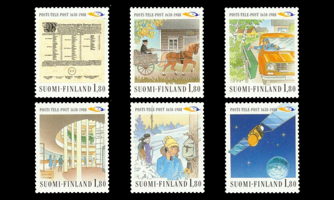 1056-61 ** Posti 350 vuotta (1988)