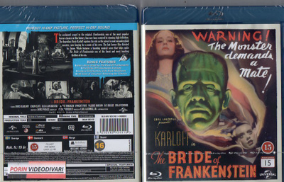 Bride Of Frankenstein (1935) (26 766) UUSI -FI- BLU-RAY nord