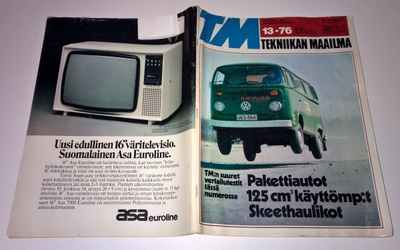 LEHTI TM TEKNIIKAN MAAILMA NUMERO 13 VUODELTA 1976