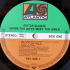 SISTER SLEDGE::WHEN THE BOYS MEET THE GIRLS::VINYYLI LP1985 - pikkukuva 3