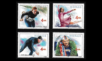 Norja 1050-3 ** Olympiavoittajia (1990)