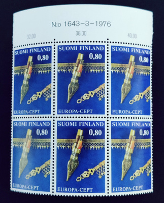 1976 Eurooppa numerokuusilo **