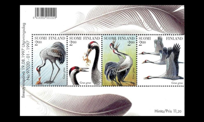 1391-4BL18 ** Kurkilintuja blokki (1997)