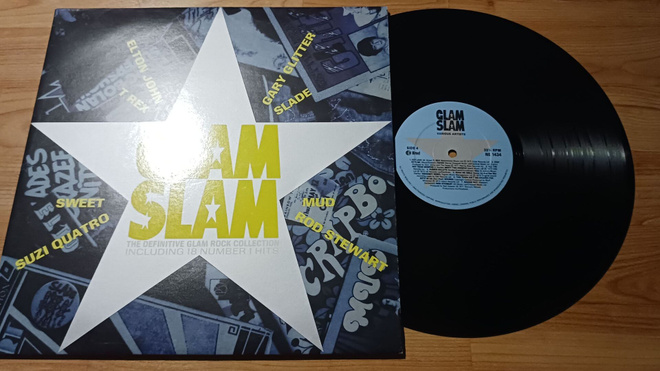 Glam Slam 2lp Loistava Glam Rock kokis hieno kunto