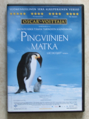 Pingviinien matka, DVD. Ohjaus Luc Jacquet