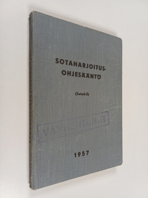 Sotaharjoitusohjesääntö : (SotahO) 1957