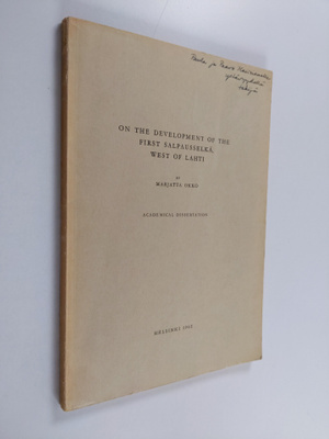 Marjatta Okko : On the development of the first Salpausse...