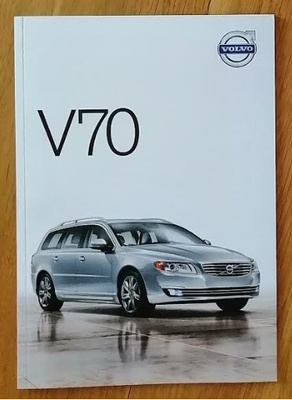 2013 Volvo V70 esite - KUIN UUSI - suom - 38 siv