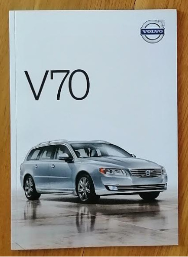 2013 Volvo V70 esite - KUIN UUSI - suom - 38 siv