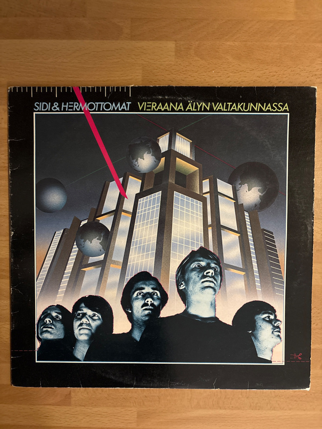Sidi & Hermottomat - Vieraana älyn valtakunnassa LP ORIG.-81