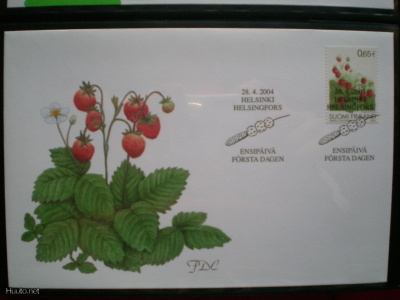 FDC Ahomansikka 0,65 € 28.4.2004 - LaPe 1698