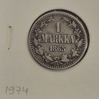 1 markka 1865, Suomi - pikkukuva 1