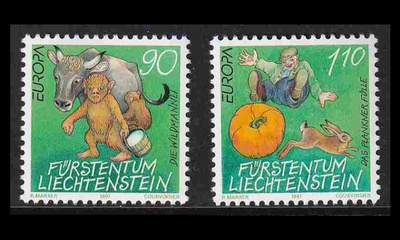 Liechtenstein 1145-6 ** Europa satuja ja legendoja (1997)