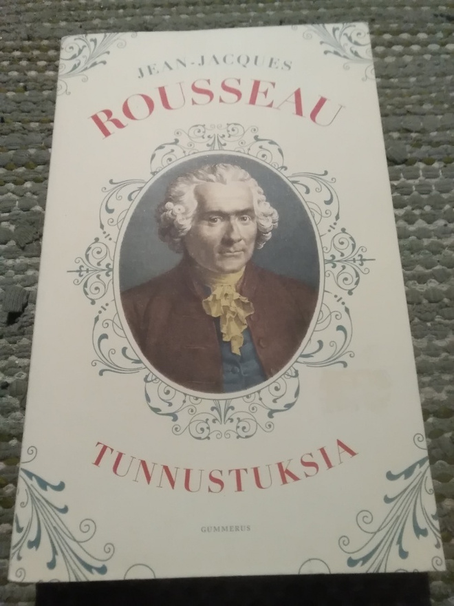 Jean-Jacques Rousseau: Tunnustuksia